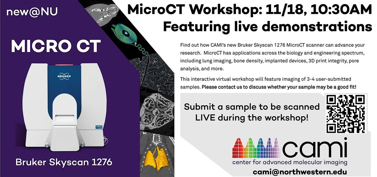 MicroCT Workshop: 11\/18, 10:30 AM