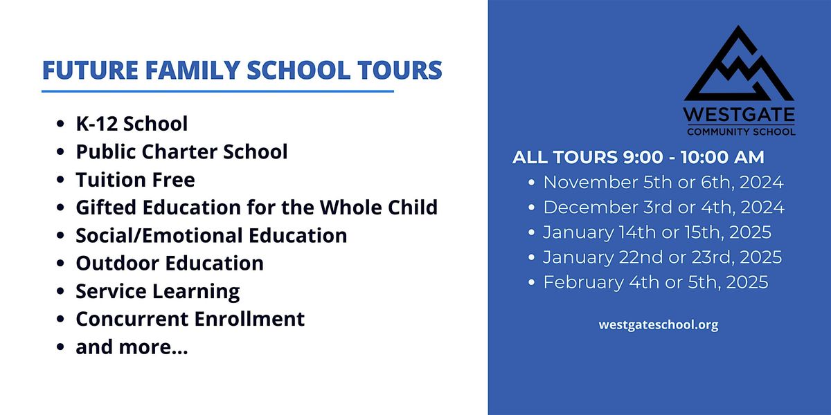 Westgate Community School Future Family School Tours