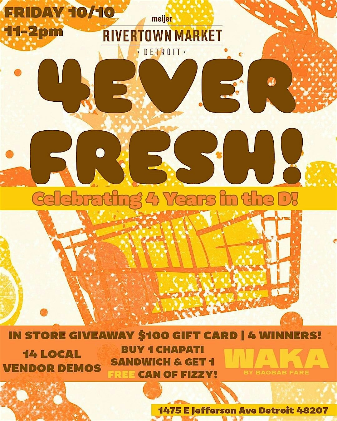 4EVER FRESH! 4 YEAR ANNIVERSARY EVENT