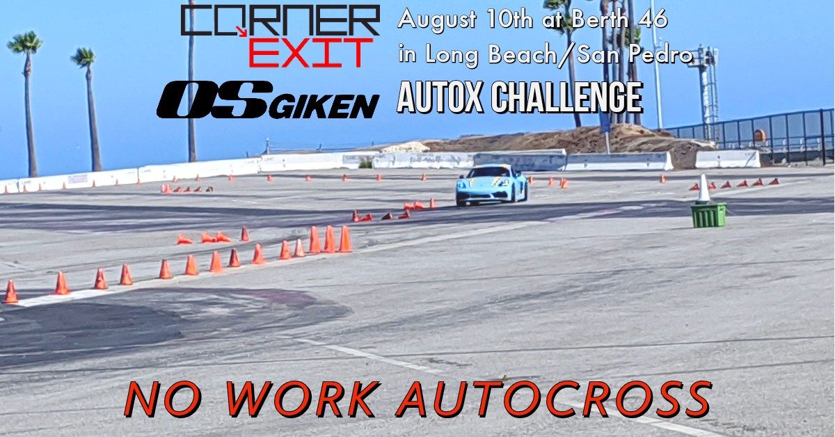 Corner-Exit August Autocross Challenge In Long Beach