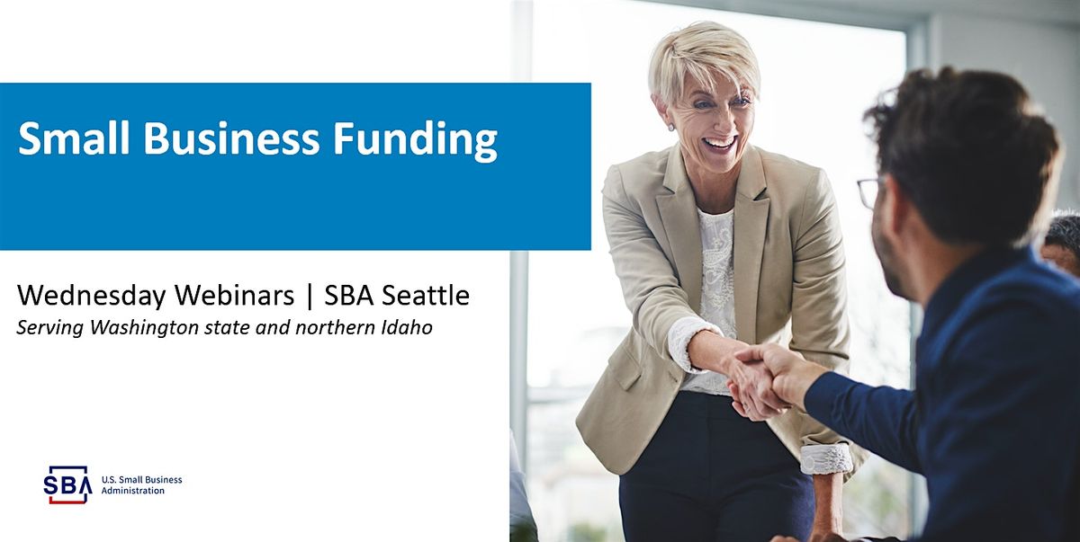 Wednesday Webinar - SBA Funding for Working Capital