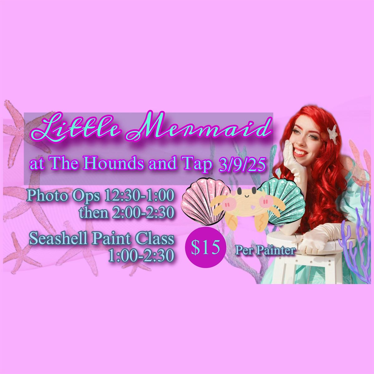 Little Mermaid Seashell Class