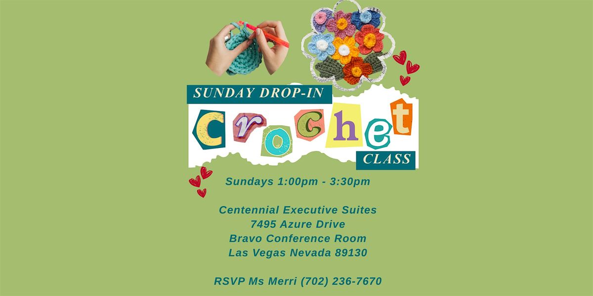 Sunday Drop-In Crochet Class