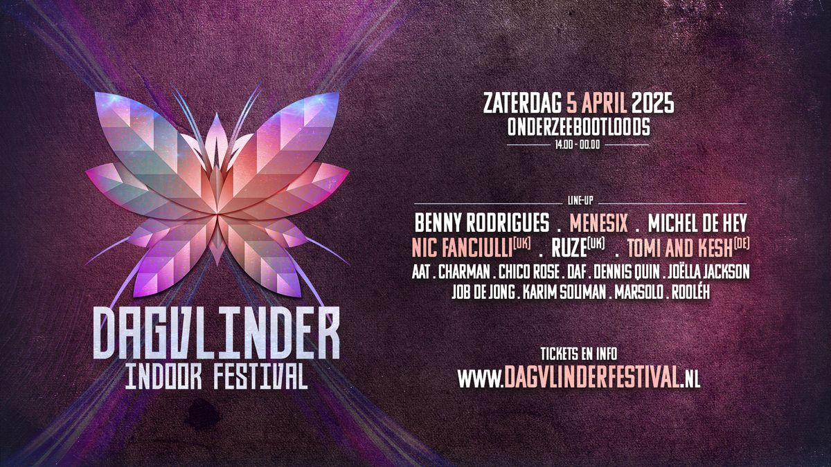 Dagvlinder Festival - Onderzeebootloods - 5 april 2025