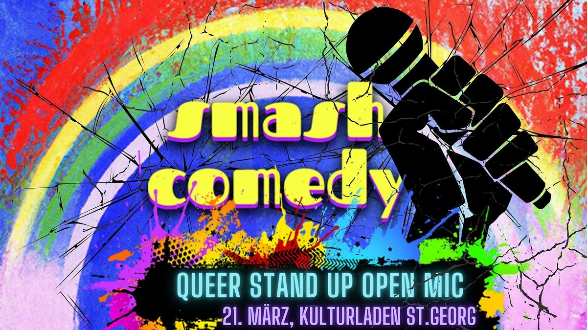 Trans* + Queer Stand Up Comedy Open Mic