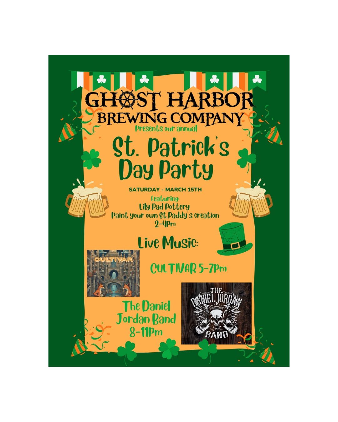 Ghost Harbor's Annual St. Paddy's Day Party