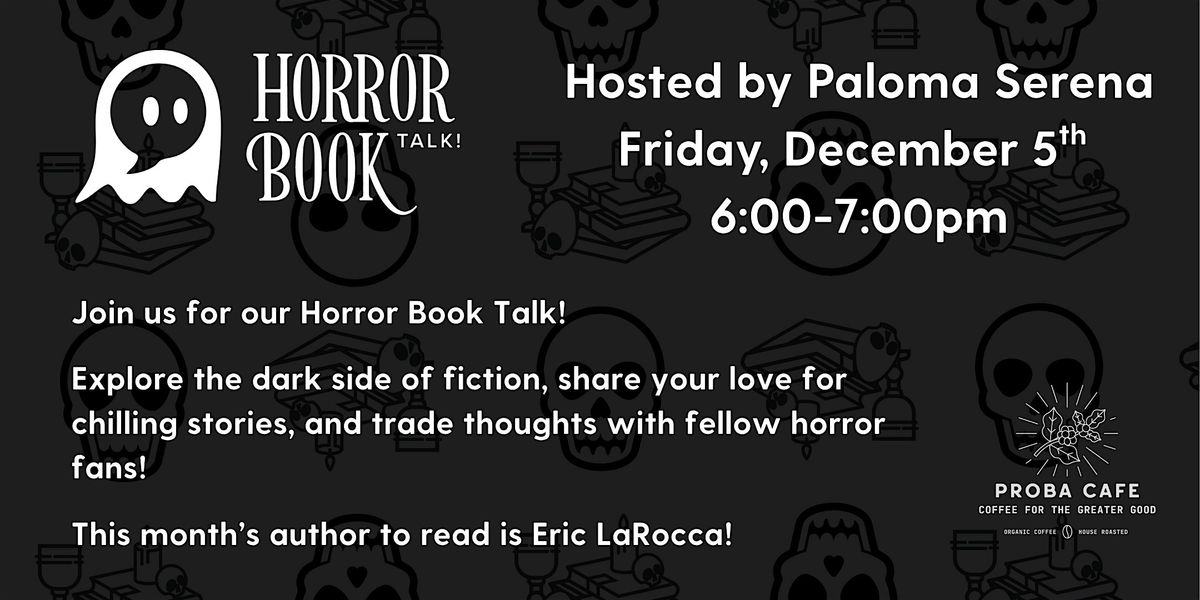 Horror Book Talk!