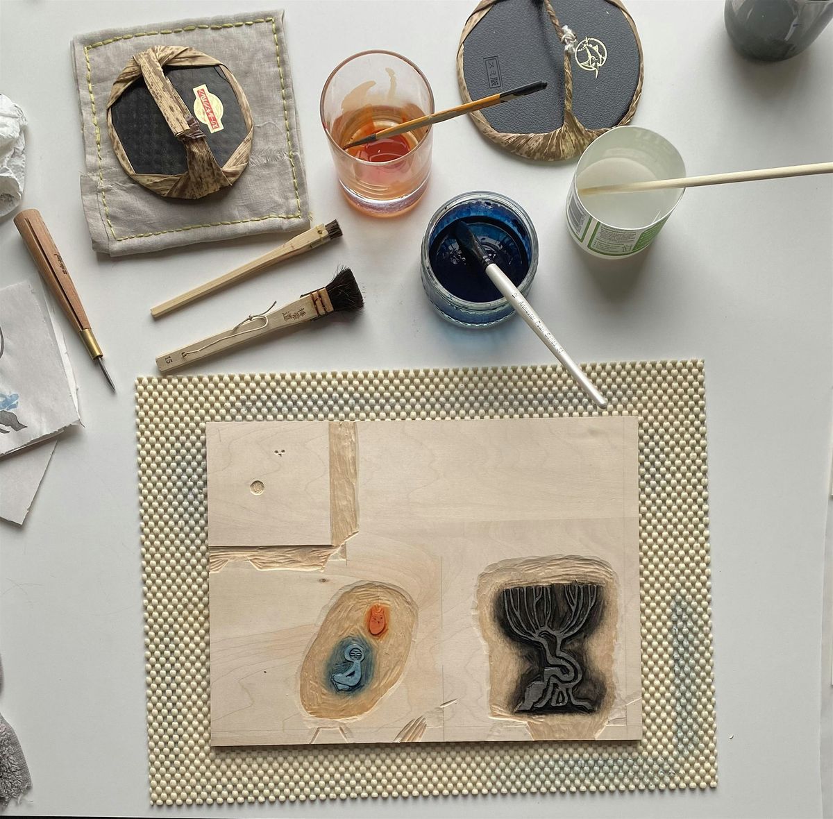 Mokuhanga Japanese block printing