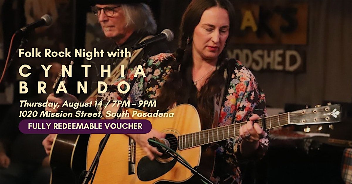 Folk Rock Night with Cynthia Brando