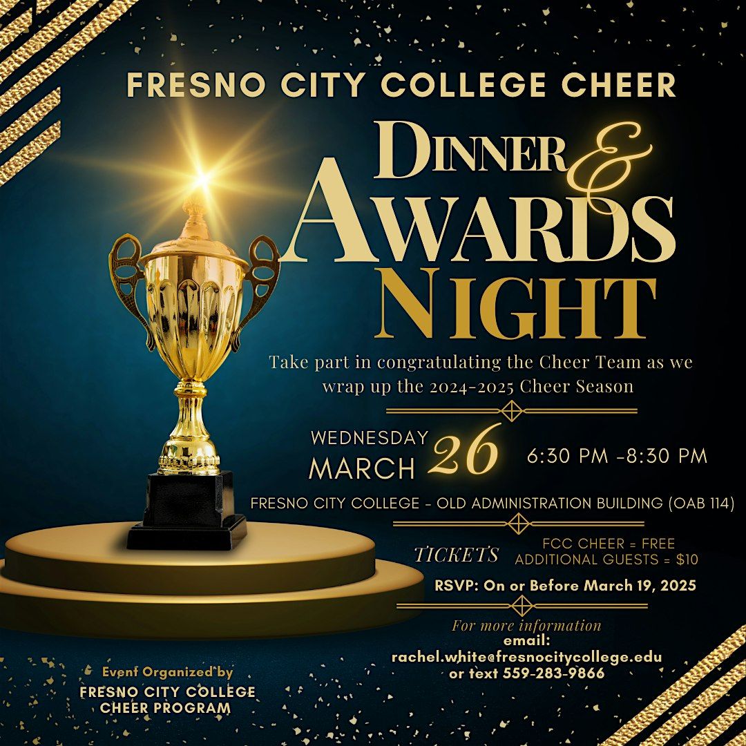 Fresno City College Cheer Dinner & Awards Night