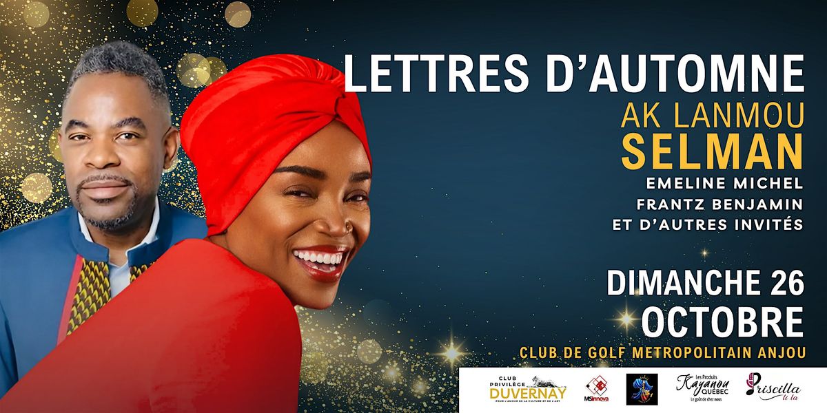 Lettres d'automne-  Ak Lanmou Selman