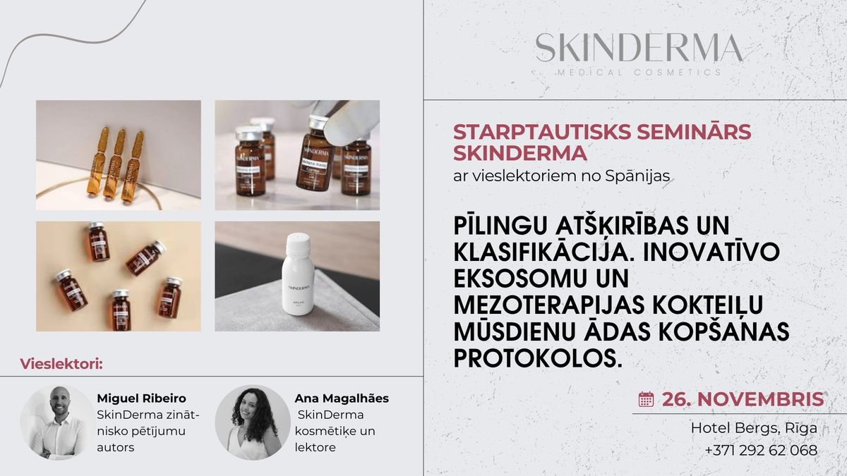 Starptautisks semin\u0101rs ar SkinDerma (Sp\u0101nija) vieslektoriem