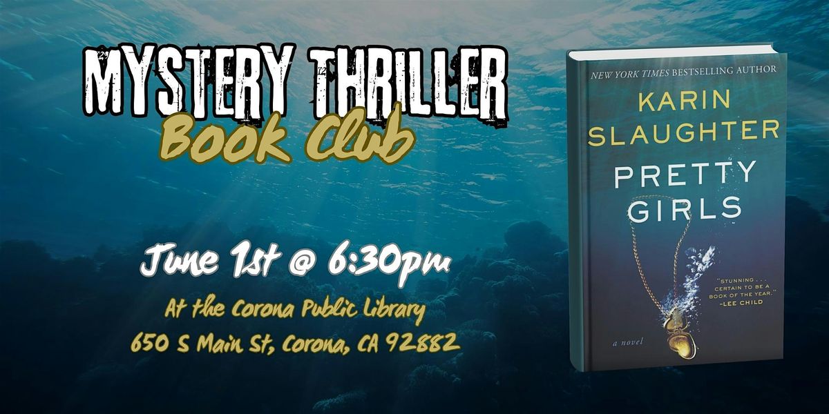 Book Club Discussion:Pretty Girls by Karin Slaughter