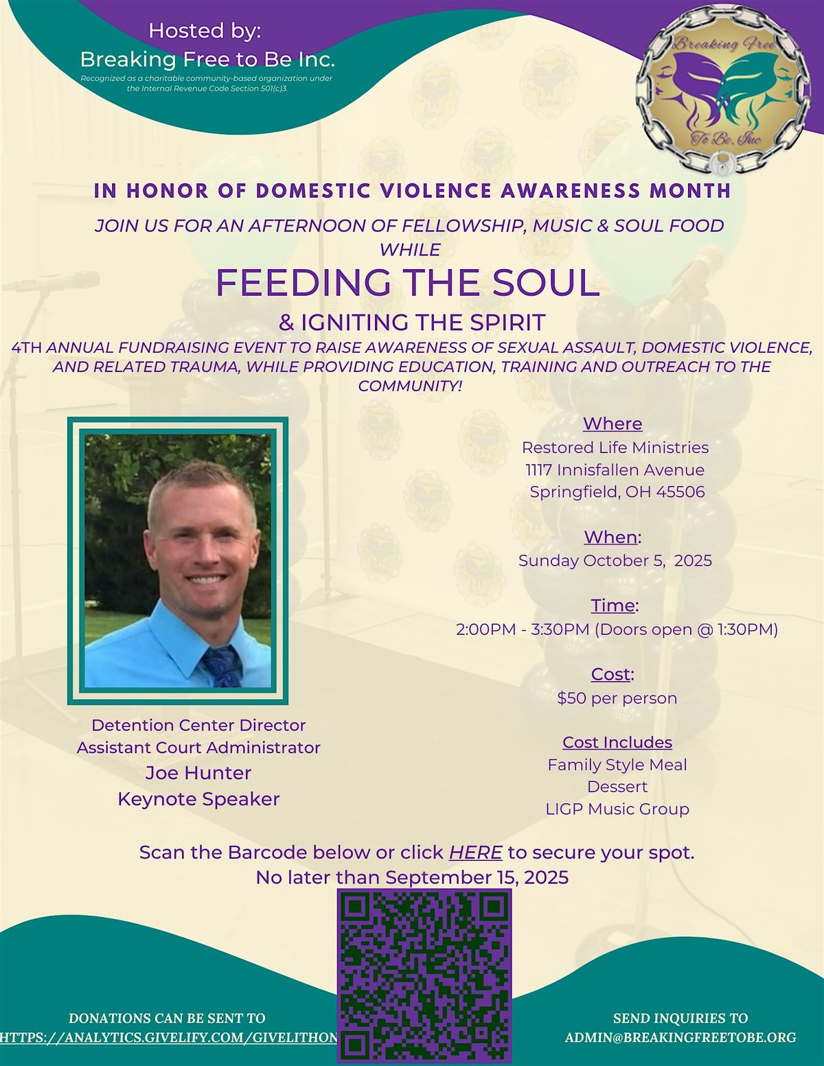 Feeding the Soul & Igniting the Spirit