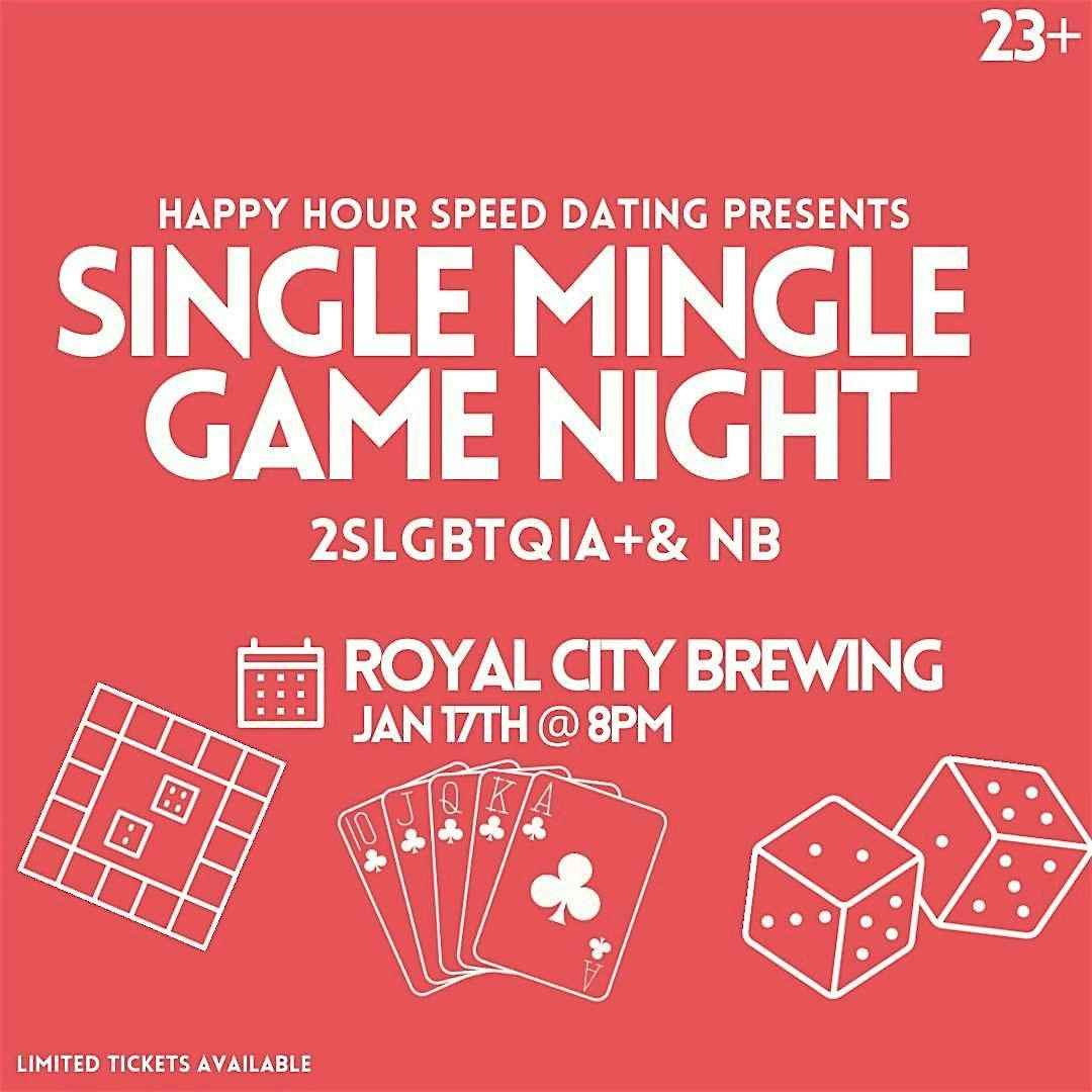 2SLGBTQIA+ & NB Singles Game Night 23+ @Royal City Brewing