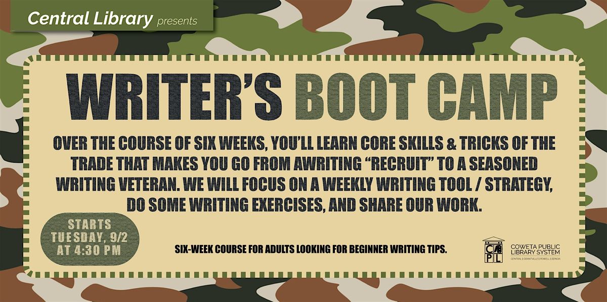 Writer's Boot Camp