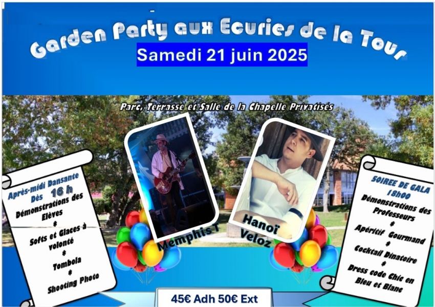 Garden Party fin d'ann\u00e9e - 21 Juin 2025