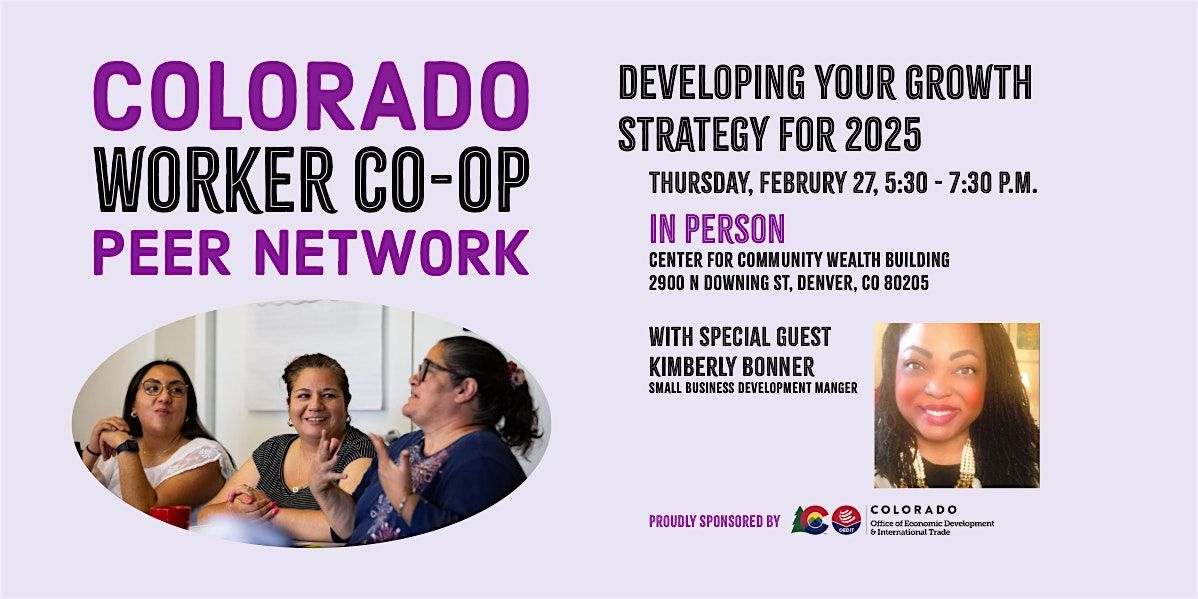 Worker Co-op Peer Network: Developing Your Growth Strategy for 2025