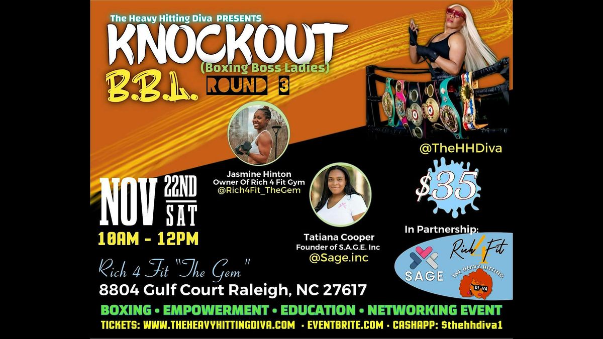 Knockout B. B. L. Round 3