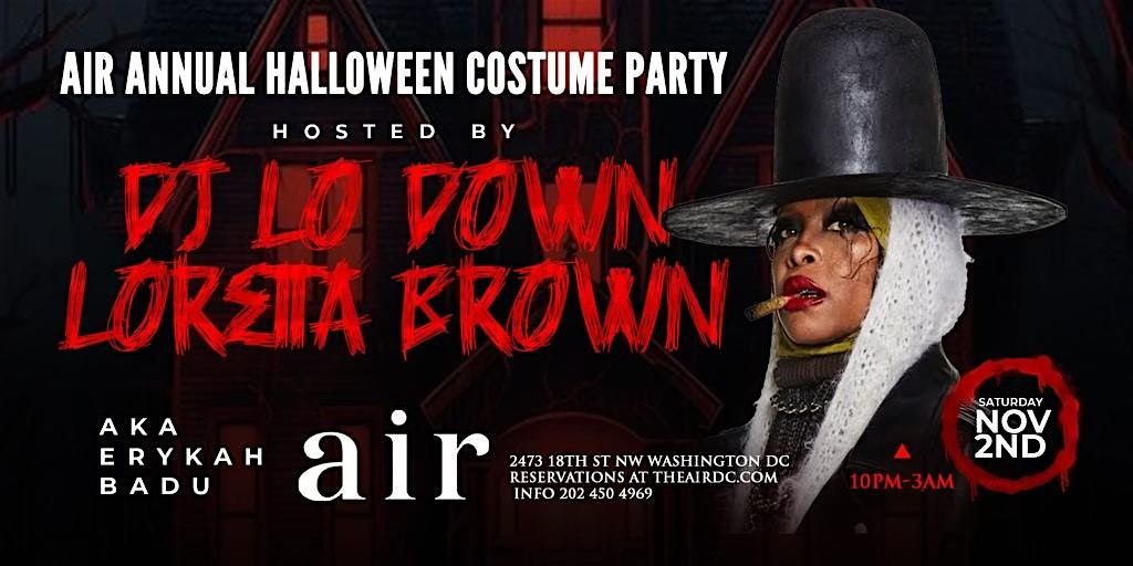 ERYKAH BADU HOSTS AIR ANNUAL COSTUME PARTY