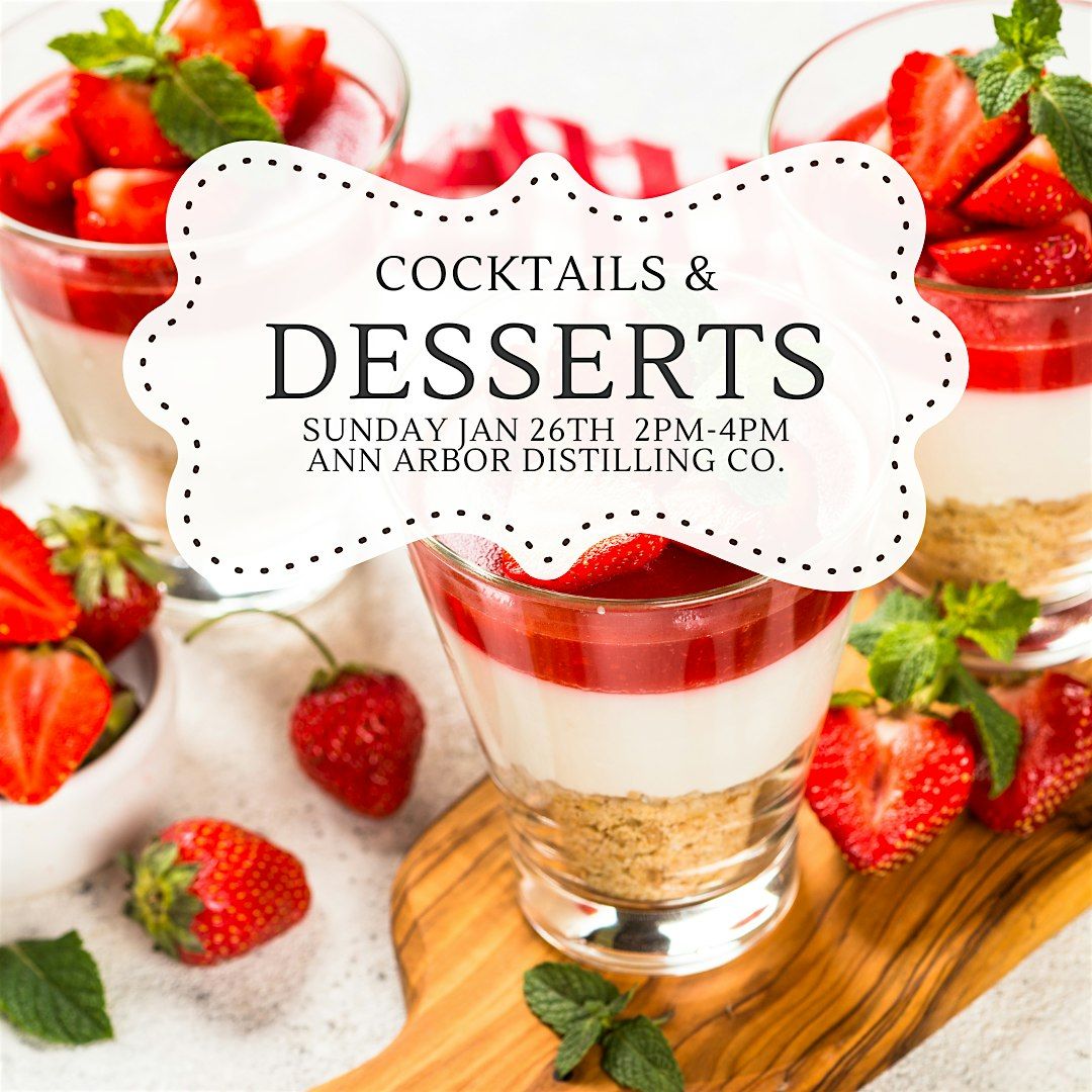 Cocktails and Dessert Pairing