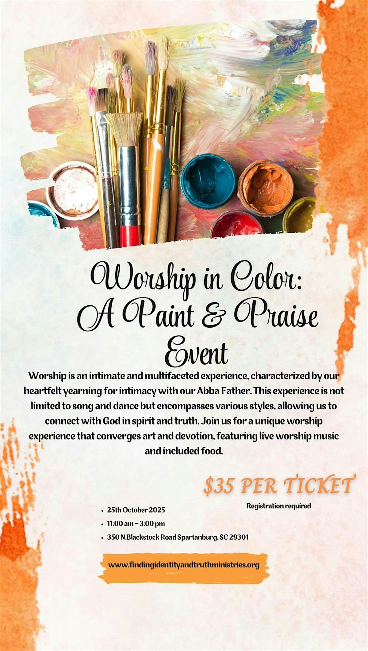 Worship in Color: A Paint & Praise Event