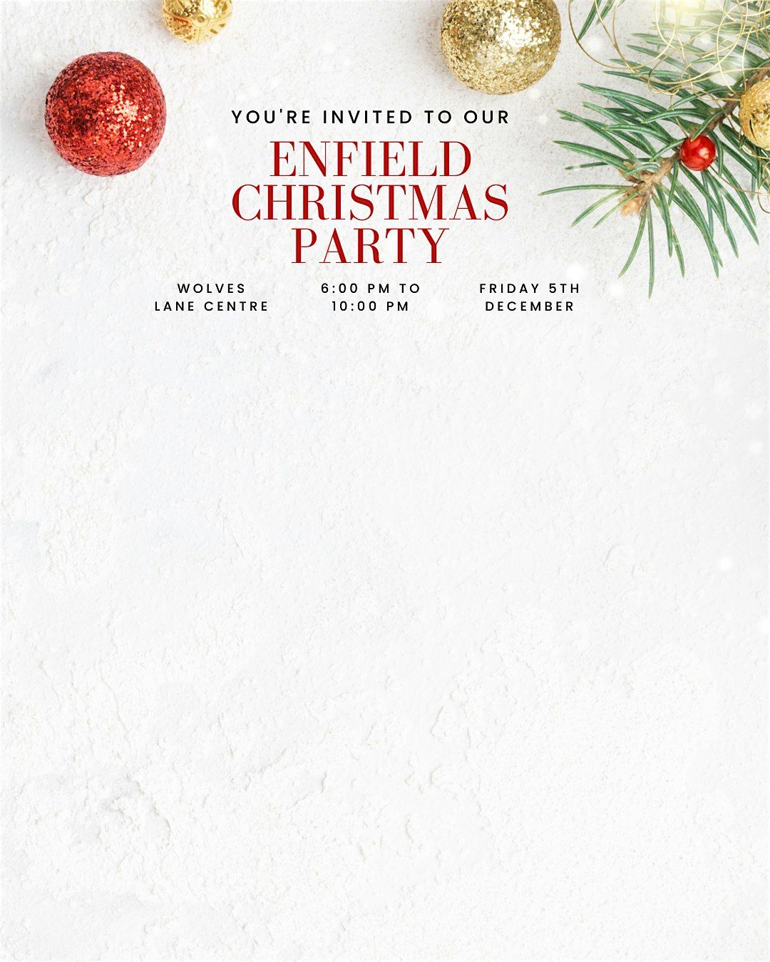 The Felix Project - Enfield Christmas Party!