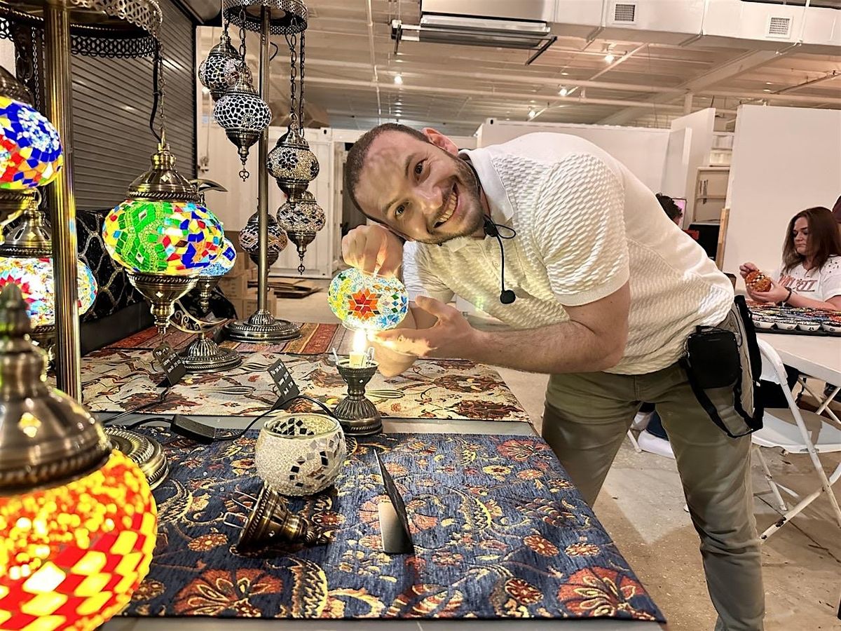 Mosaic Art Classes Cincinnati: Turkish Lamp Making Workshop