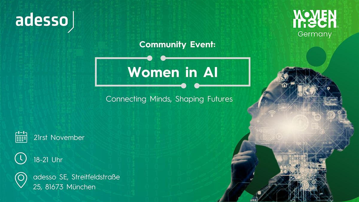 Women in Tech\u00aeGermany x adesso - Community Event: Women in AI