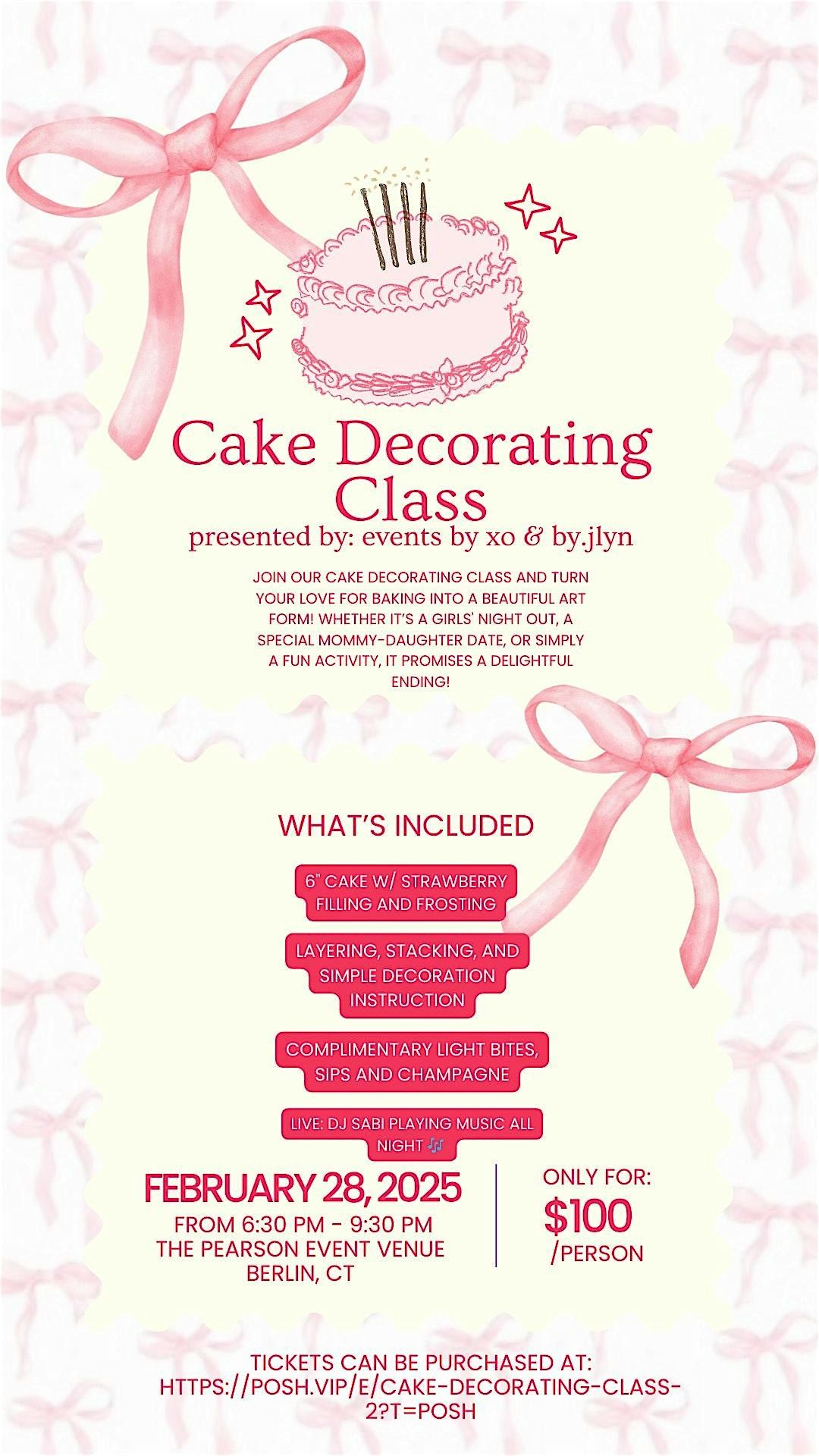 Cake Decorating Class