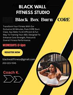 Black Box Burn CORE Fitness Class