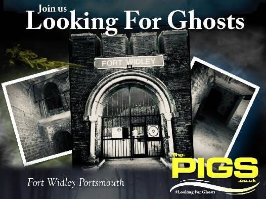 Looking for ghosts with P.I.G.S at Fort Widley (Portsmouth) 08\/02\/2025