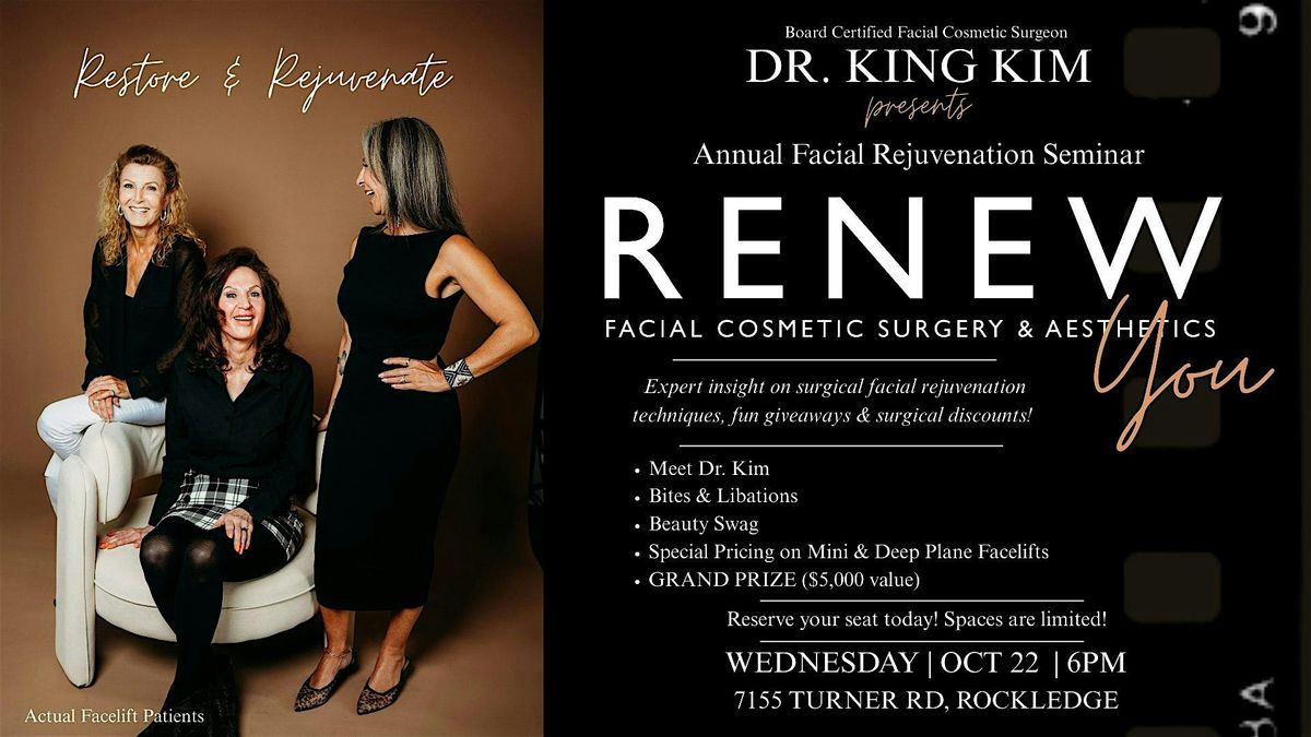 Renew You | A Facial Rejuvenation Seminar