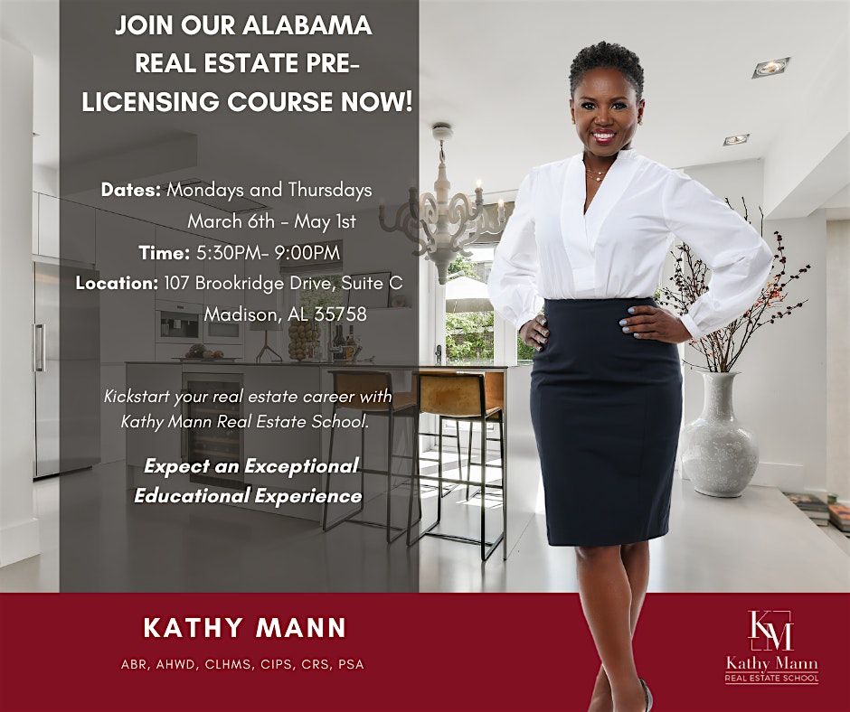 Alabama Real Estate 60-hour Pre-License Course