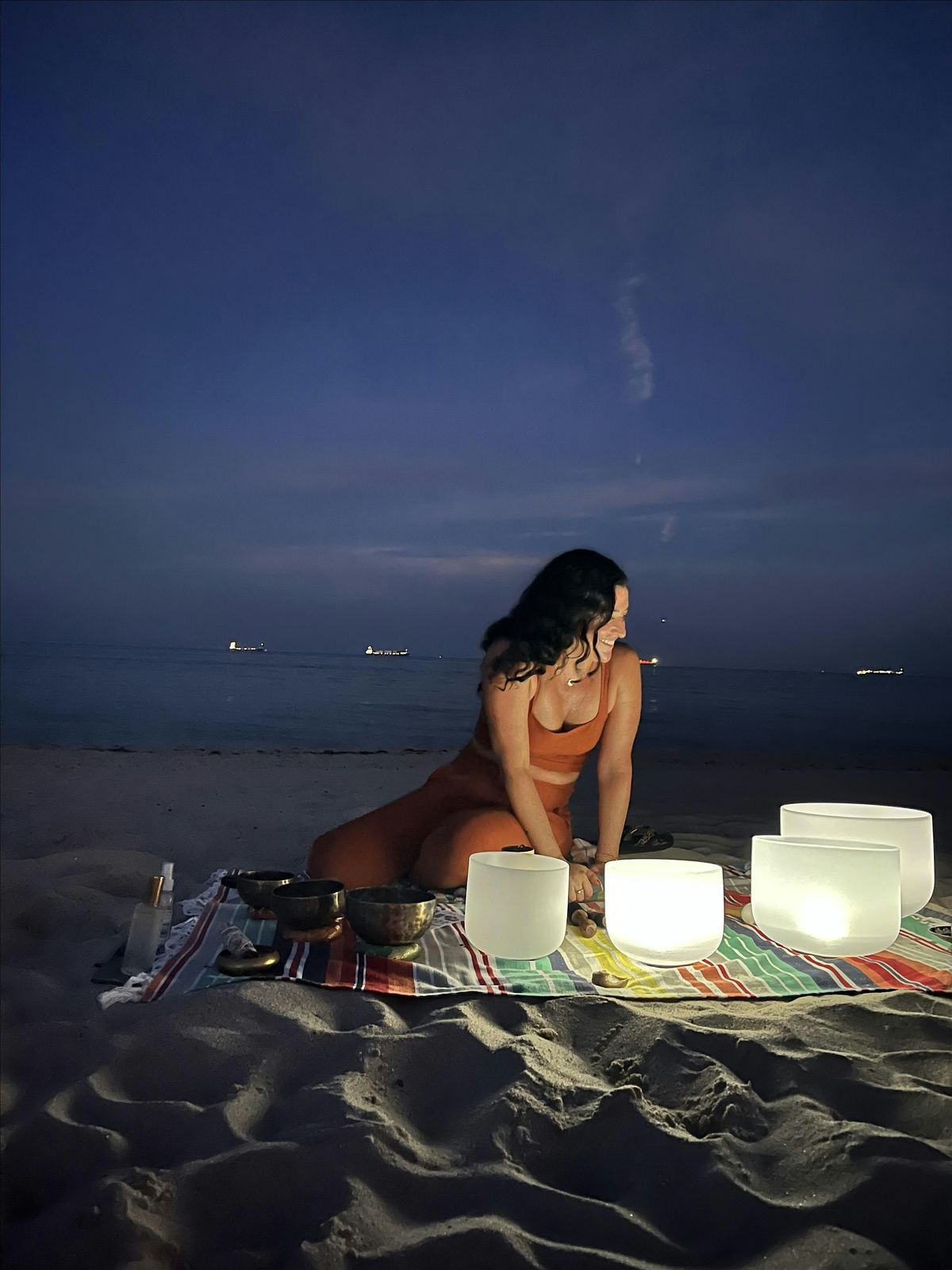 Full Moon Sound Healing on the Beach