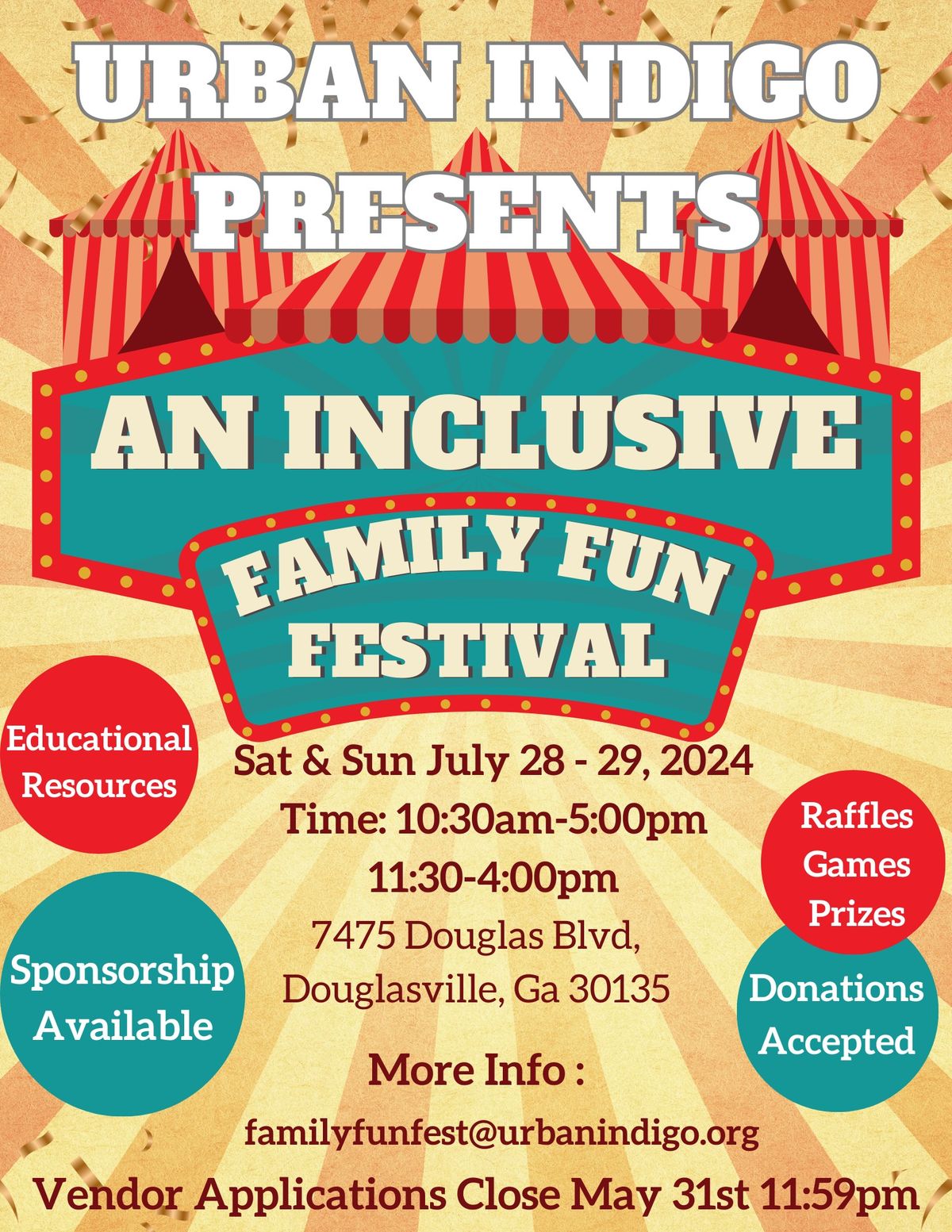 Urban Indigo Foundation's Inclusive Family Fun Fest