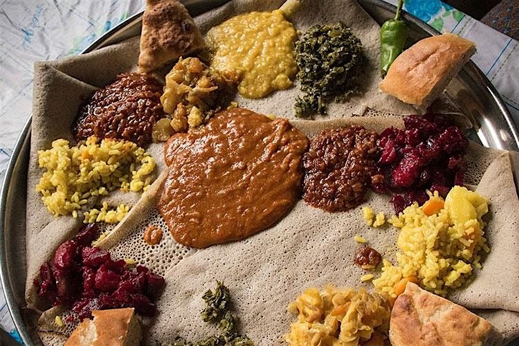 Taste of Ethiopia & Eritrea: Injera and Yemisir Wat (Spicy Lentils)