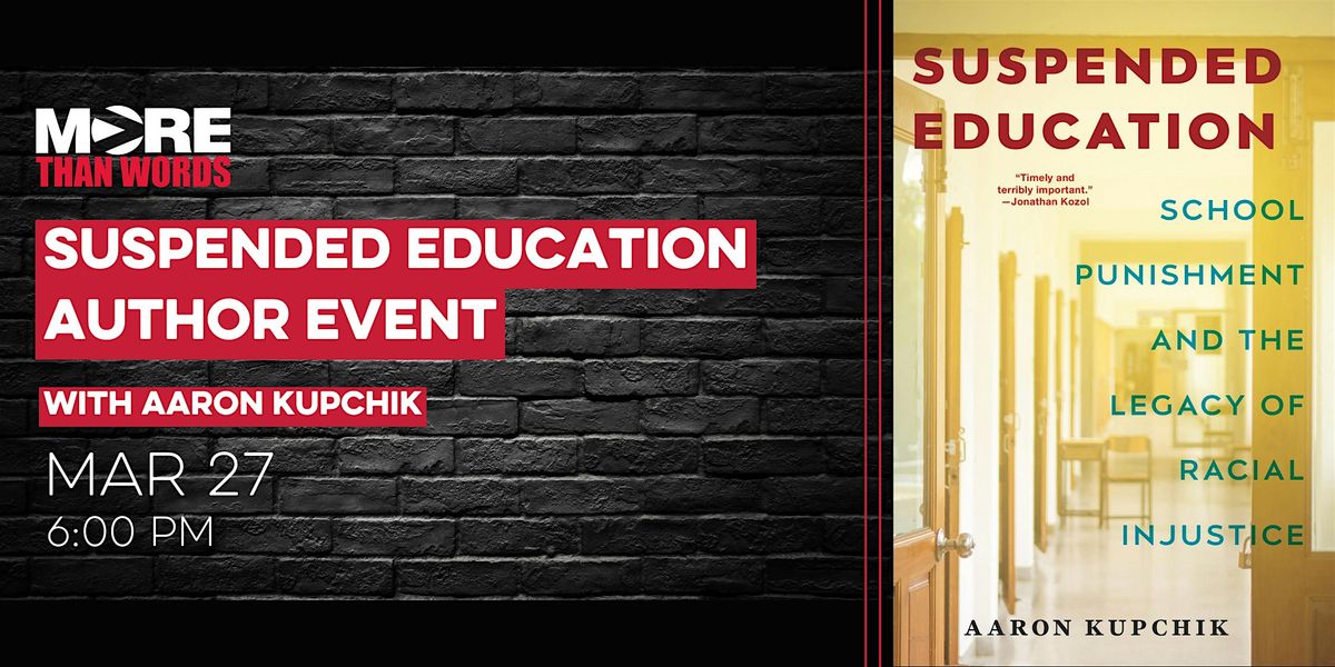 Author Talk with Aaron Kupchick  -  Suspended Education