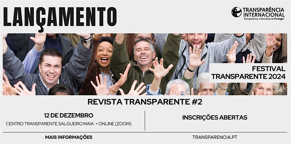 Lan\u00e7amento da Revista Transparente #2