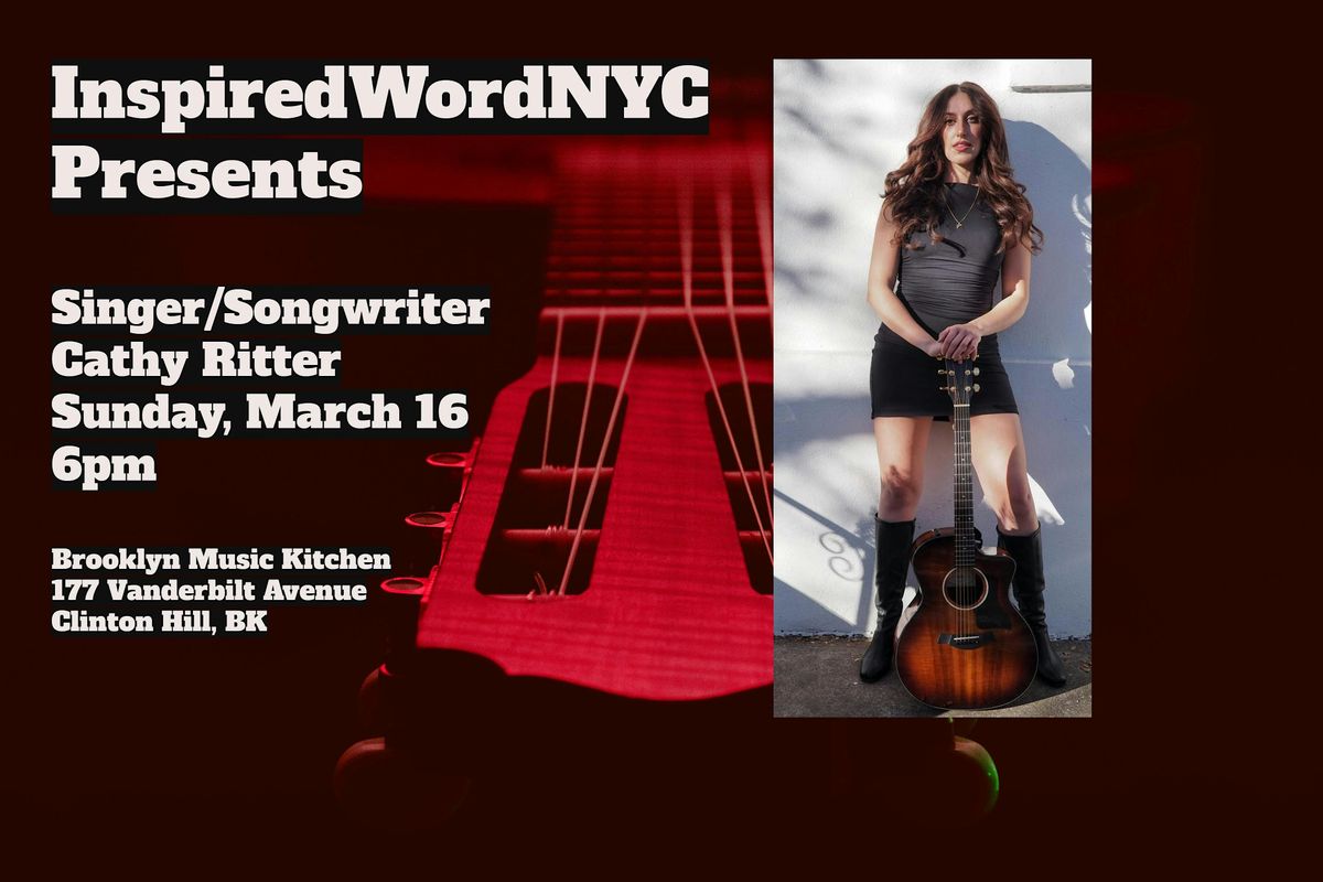 InspiredWordNYC Presents Singer Cathy Ritter at Brooklyn Music Kitchen