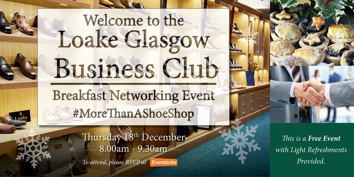 Loake Glasgow Business Club Christmas event