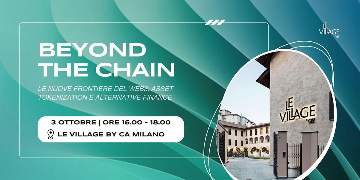 Beyond the Chain - Web3, Asset Tokenization e Alternative Finance
