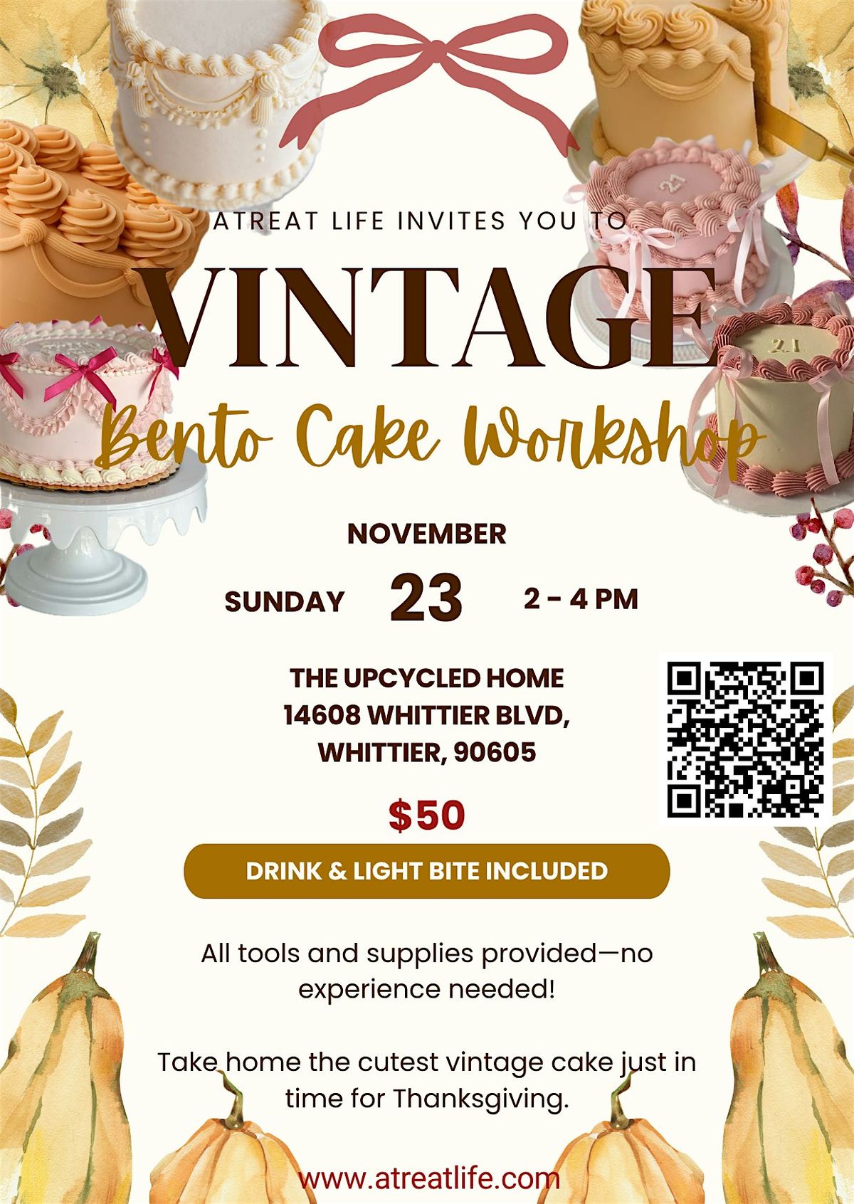VINTAGE BENTO CAKE WORKSHOP