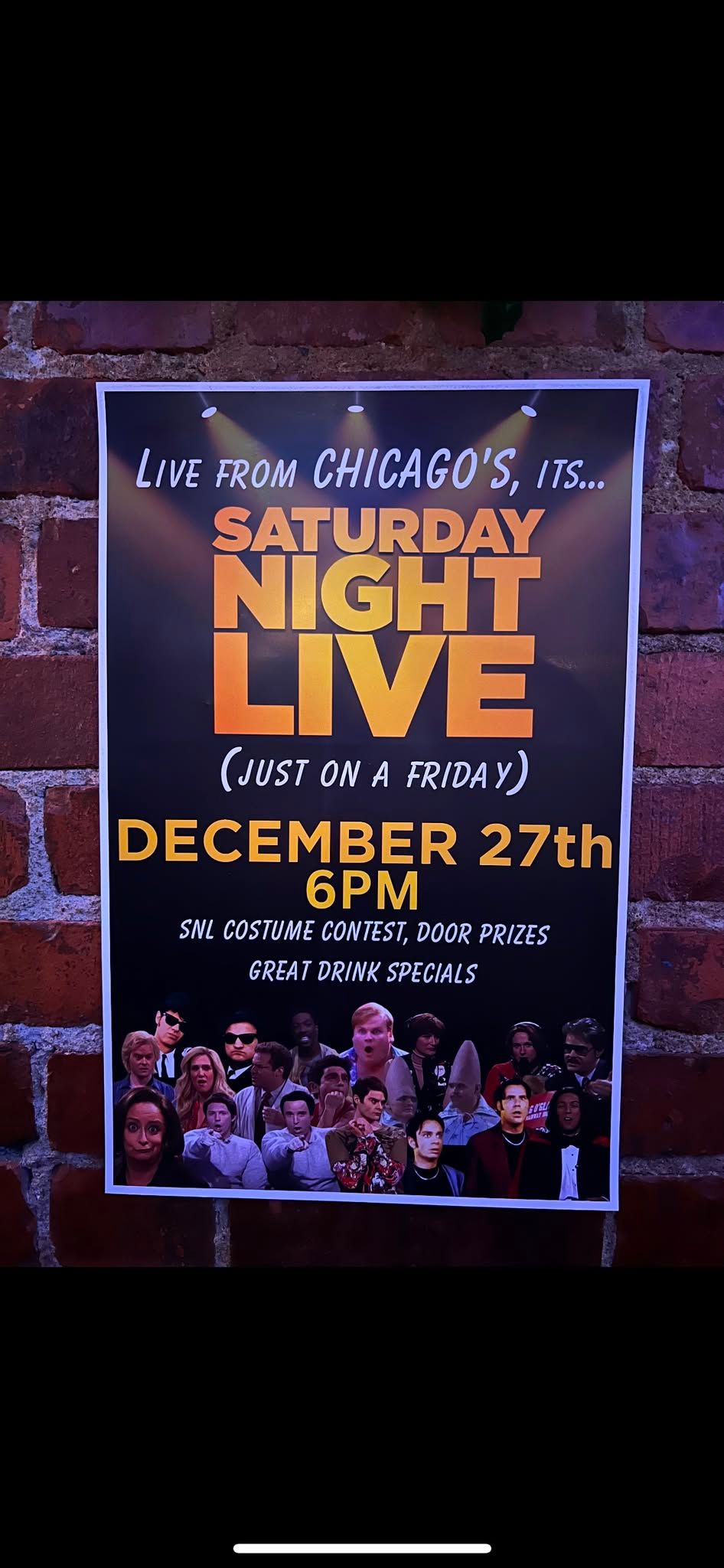 \u2728Live From Chicago\u2019s it\u2019s Saturday Night\u2728Holiday Party \u2728