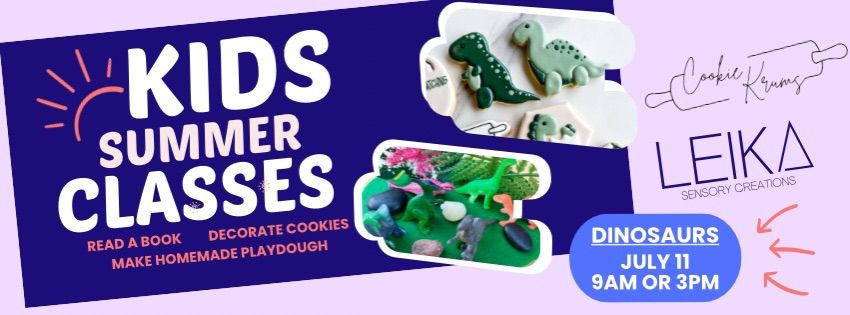 Kids Class - Dinosaurs (Cookies & Playdough)