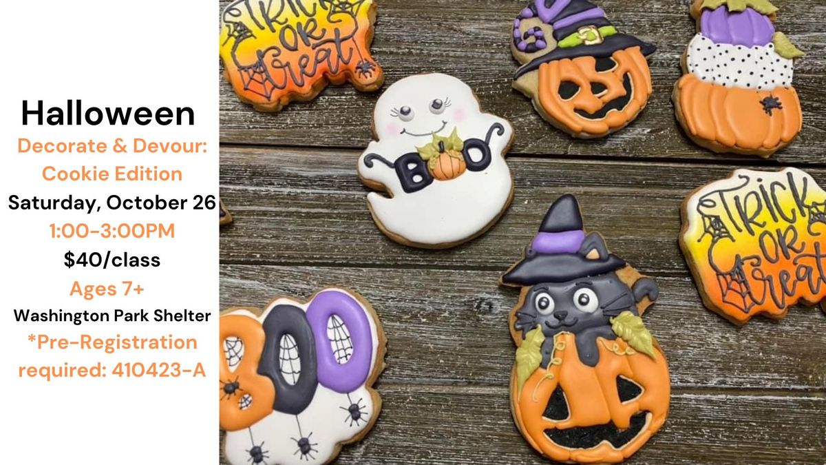 Halloween Decorate & Devour Cookie Edition