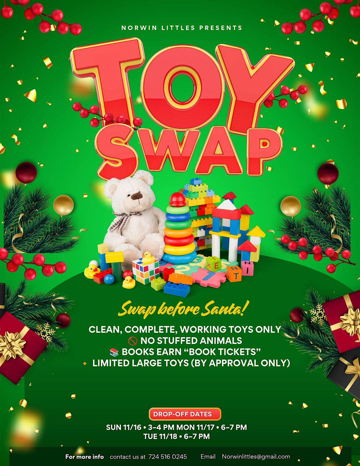 Holiday Toy Swap and Shop
