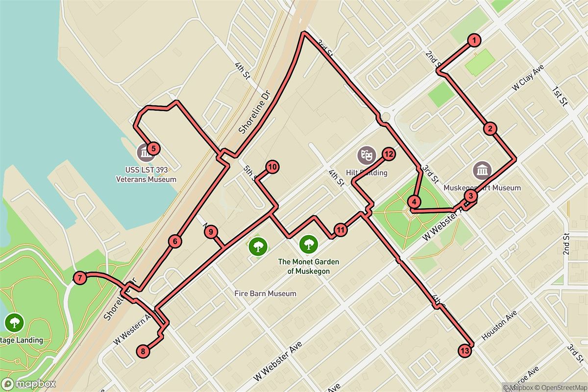 Muskegon Audio Tour: Echoes and Icons of Nelson\u2019s Storied Streets