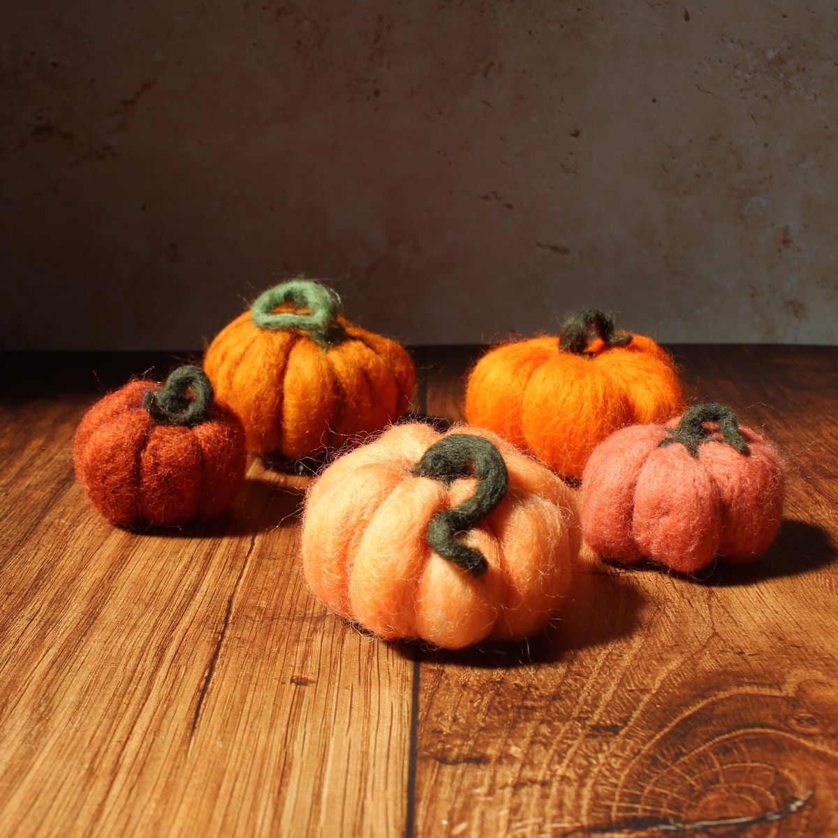 Needle Felted Pumpkins