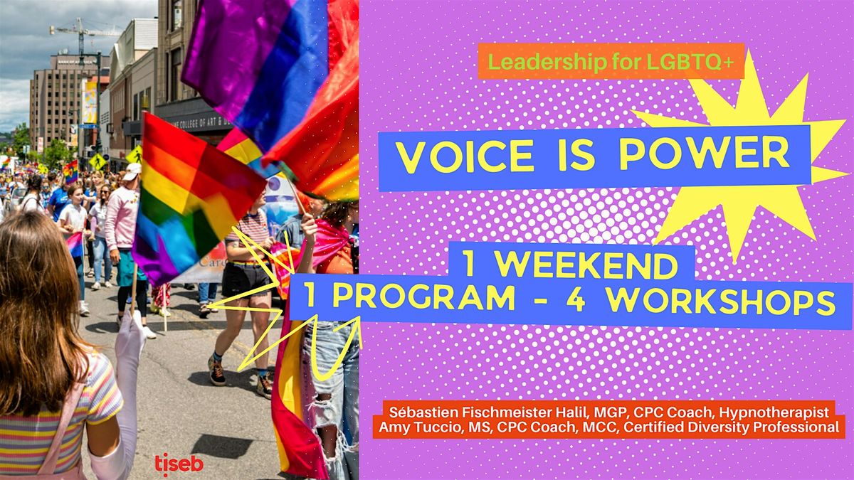 Weekend Leadership Program for LGBTQ+ Community: Voice is Power